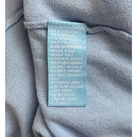 J. McLaughlin Jamey Sweater Womens Small Bright Blue Button Sleeve Cotton Preppy - Picture 11 of 11